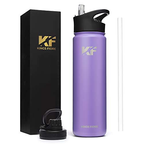 Kings Fiore Stainless Steel Water Bottle  (22 oz, Very Purple)