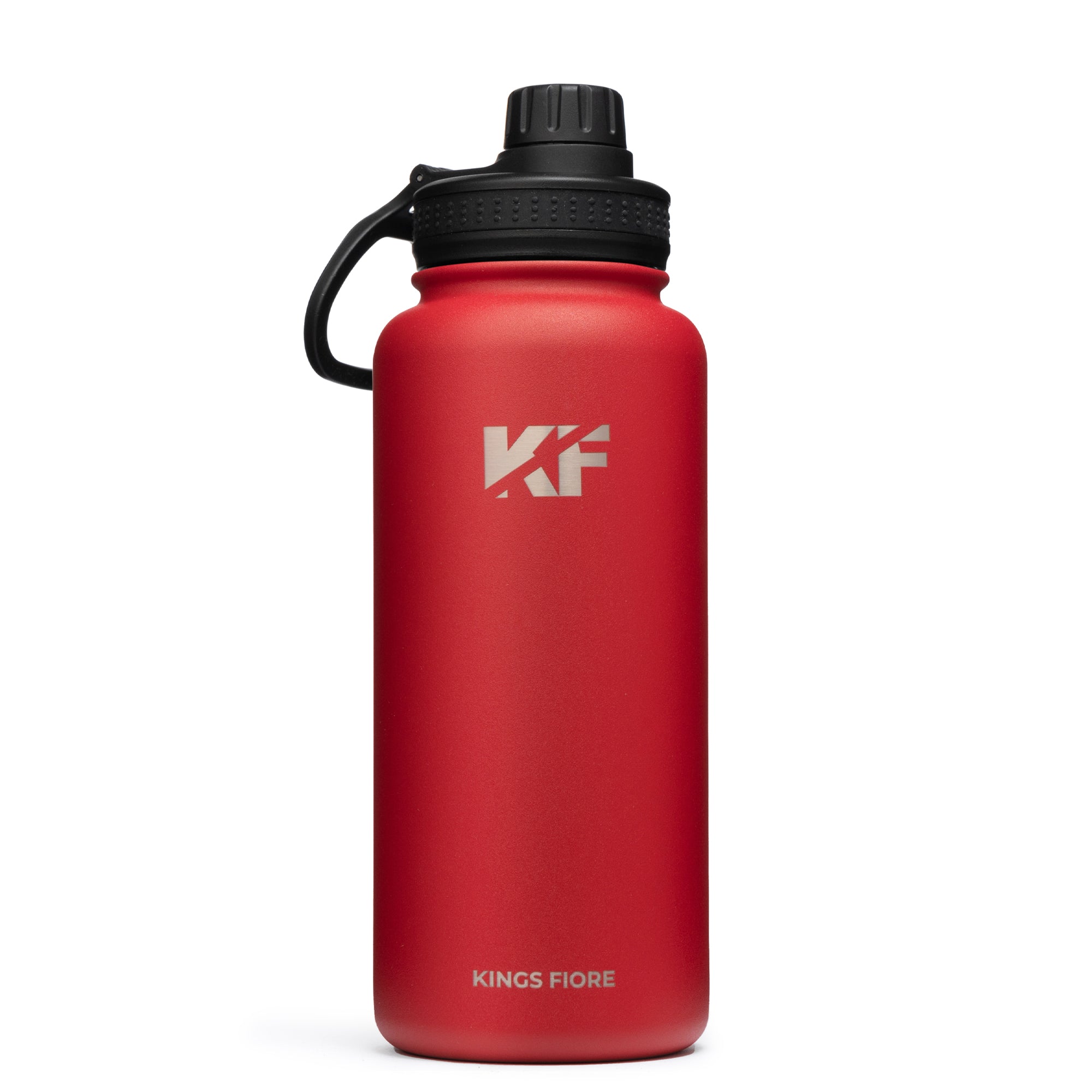 Kings Fiore Stainless Steel Water Bottle (32 oz, Fire Finch Red)
