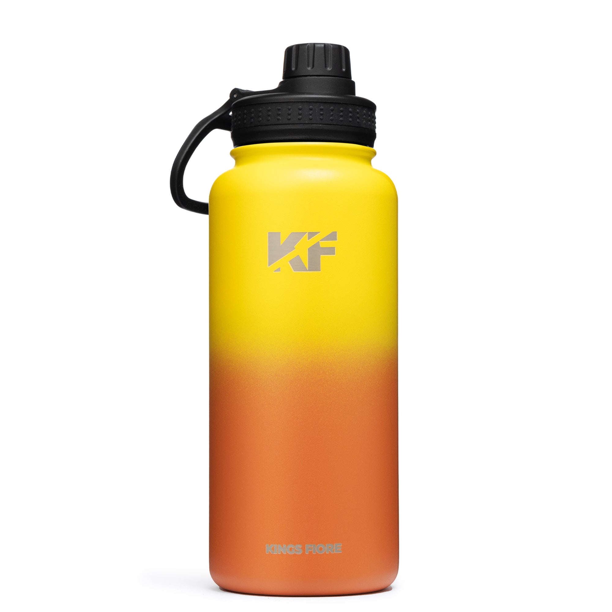 Kings Fiore Stainless Steel Water Bottle (32 oz orange)